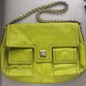 Kate spade snake embossed handbag
